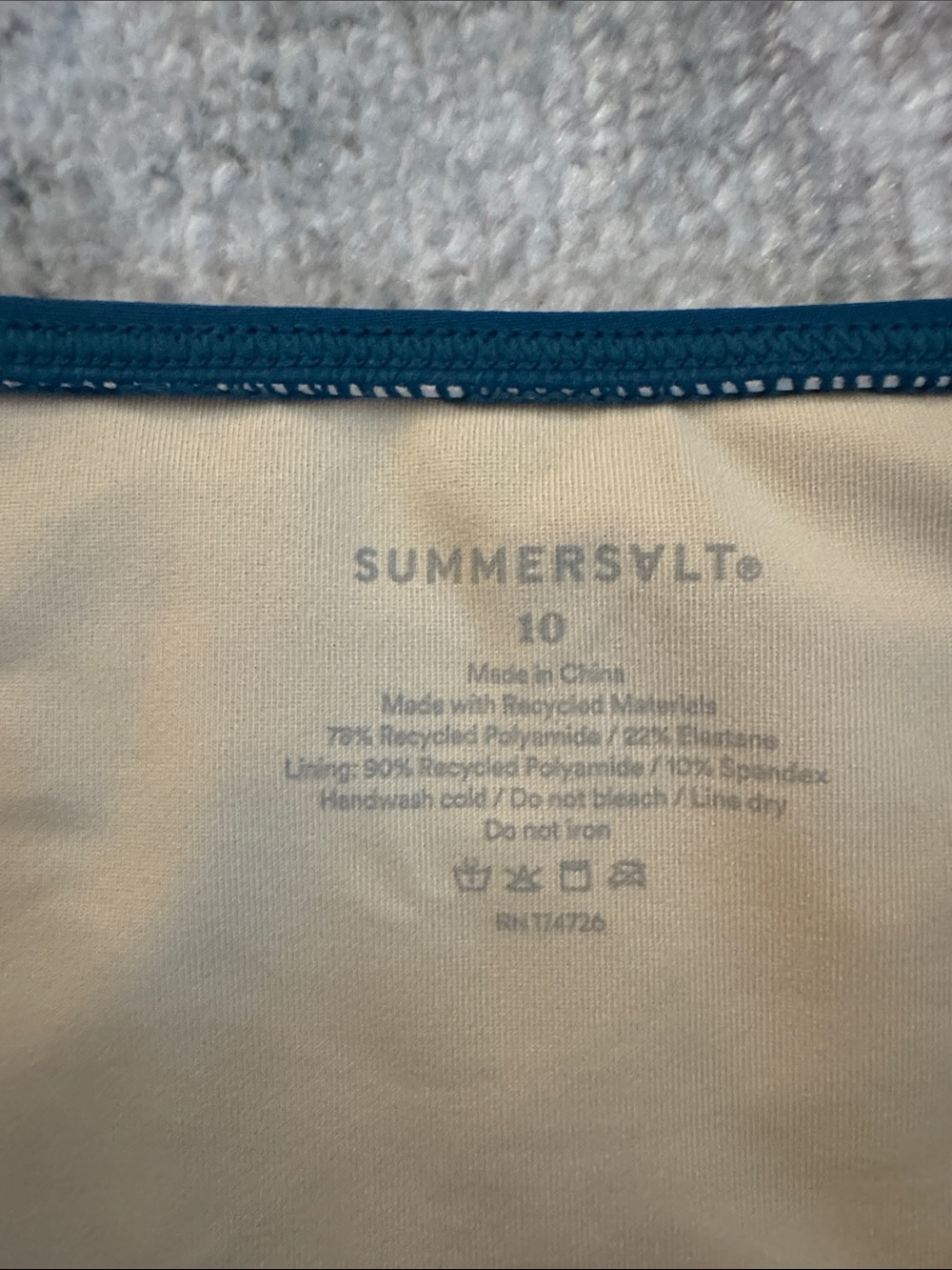 Summersalt The Diagonal Mid Rise Bottom - 10 - Picture 4 of 8